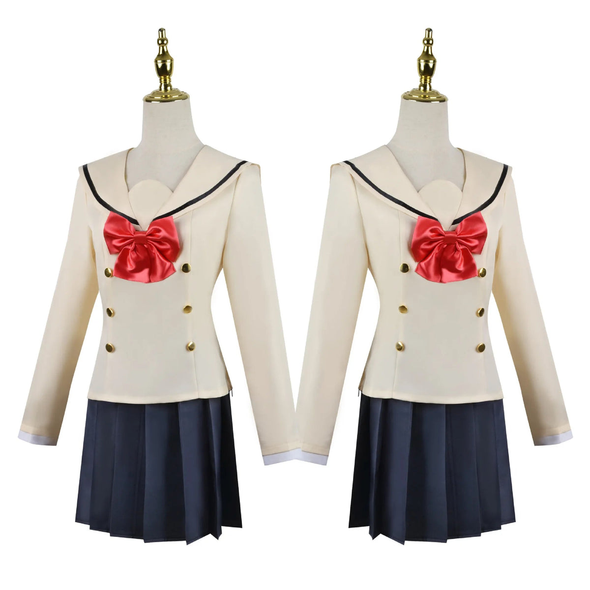 Anime Bocchi the Rock Ikuyo Kita JK Uniform Cosplay Costume Red Wig Bocchi the Rock Skirt Socks Party Girls Women Outfits Good Vibrations