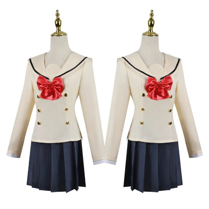 Anime Bocchi the Rock Ikuyo Kita JK Uniform Cosplay Costume Red Wig Bocchi the Rock Skirt Socks Party Girls Women Outfits Good Vibrations