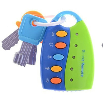 Baby Toy Musical Car Key Vocal Smart Remote Car Voices Pretend Play Educational Toys For Children Baby Music Toys Good Vibrations