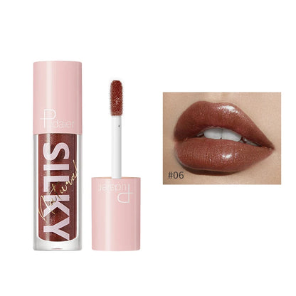 Wholesale Makeup 16 Colors Mirror Water Gloss Lip Gloss Moisturizing Lasting Vegan High Shine Lipgloss Private Label Cosmetics Good Vibrations