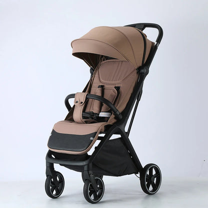 US Warehouse Stock Folding Baby Stroller Portable on Airplane One Click Folding Baby Stroller for Kids Good Vibrations