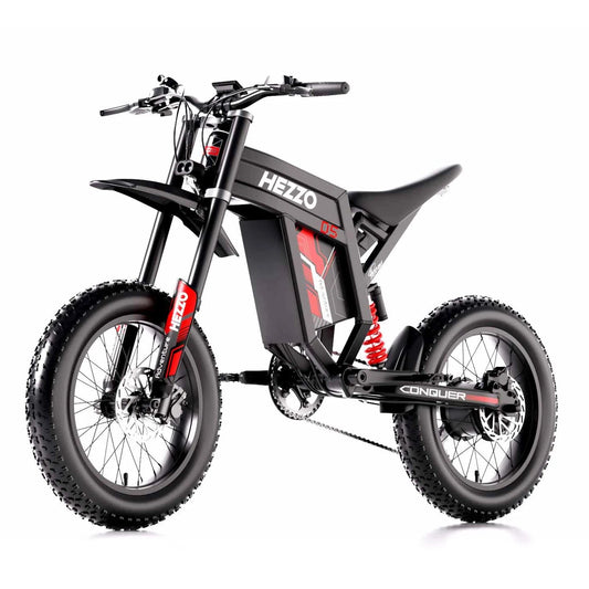 HEZZO Ebike D5 60V 3000W 20Inch Powerful Cross Motorbike 30Ah 70KM/H 160Nm 120Km Dirtb Bike Electric Bike EU UK US Warehouse Good Vibrations
