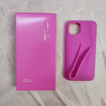 1:1 Top Quality Rhod Portable Lip Gloss Holder Case for iPhone 15 16 Pro Max 14 13 12 11 Lipstick Soft Silicone Lip Balm Cover Good Vibrations