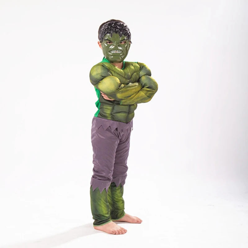 Hot Sale Muscle Children Halloween Costume Superhero Captainamerica Tv&movie Cosplay Costume Good Vibrations