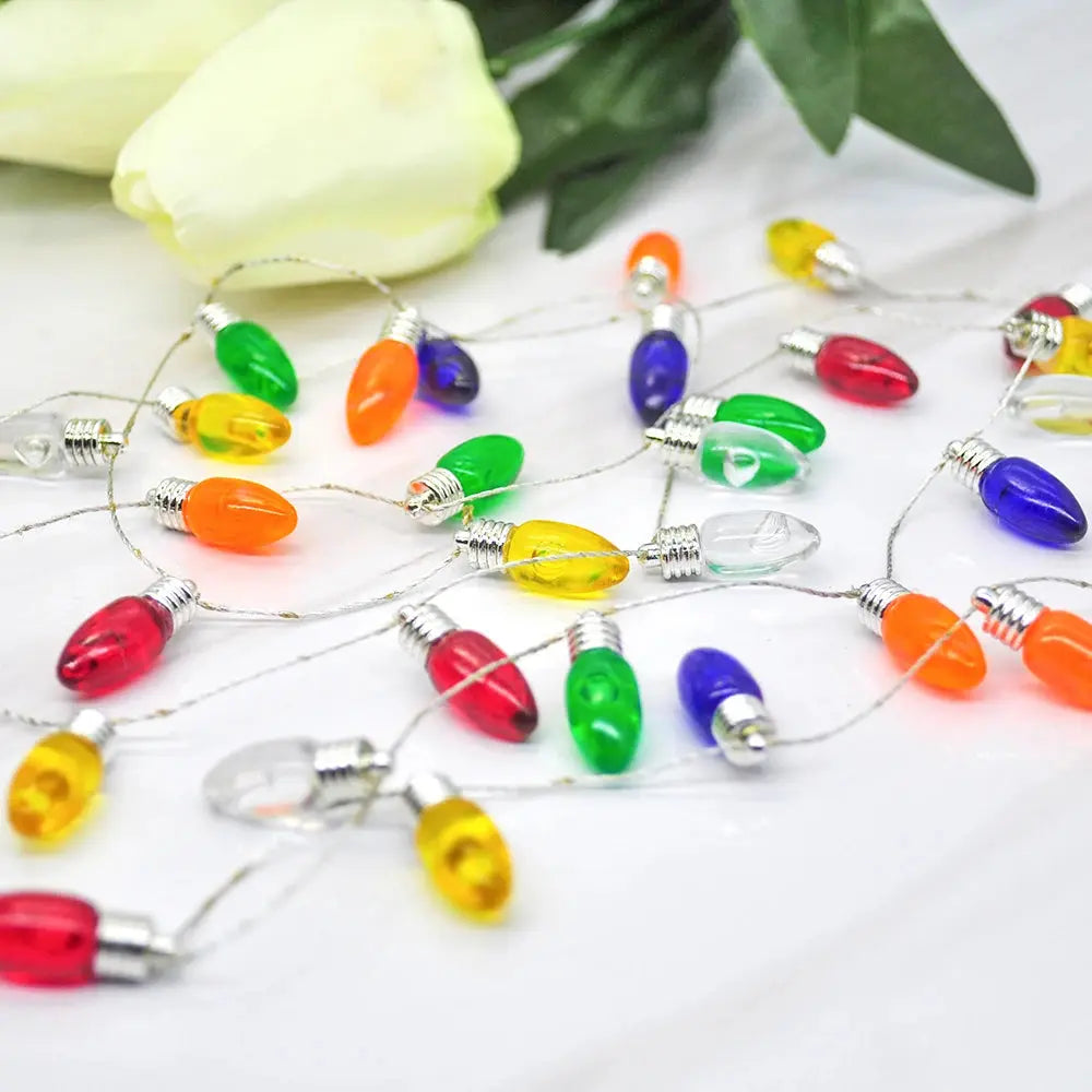 5M Christmas tree DIY Bulbs Garland Christmas Ornaments Home Decoration Xmas wreath Ornaments Christmas Party Decorations Good Vibrations