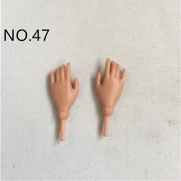 New Original Replacement Doll Hands Monstering High Doll Toy Parts Black Gray Yellow Blue Fishman Doll Hands DIY Toy Accessories Good Vibrations