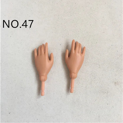 New Original Replacement Doll Hands Monstering High Doll Toy Parts Black Gray Yellow Blue Fishman Doll Hands DIY Toy Accessories Good Vibrations