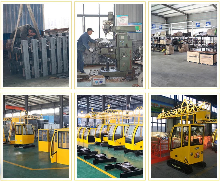 Mini Excavator Indoor Playhouse for Kids Fiberglass and Metal Amusement Park Facilities for Shopping Malls and Public Places Good Vibrations