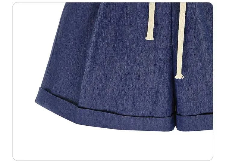 Crotchless Shorts wide-leg design for comfort and easy access