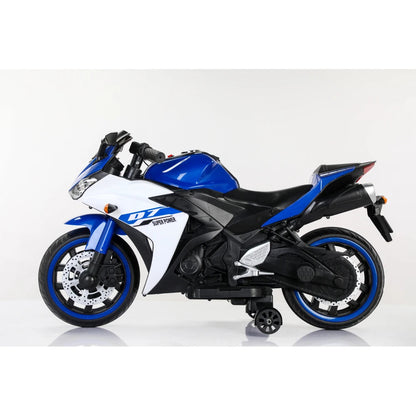 12 V Kids toys motorcycle/Kids electric car for Boys Girls with Training Wheels/manual throttle/ drive by hand/Lighting  wheels Good Vibrations