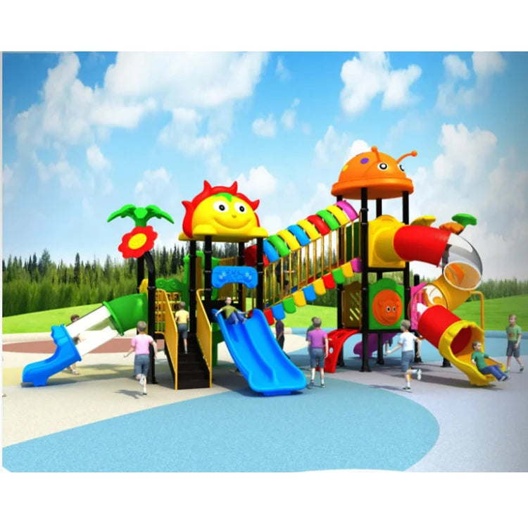 Stainless Steel Slide Outdoor Kids Playhouse Playground Equipment Garden School Usage Children's Playtime Residential Park Areas Good Vibrations