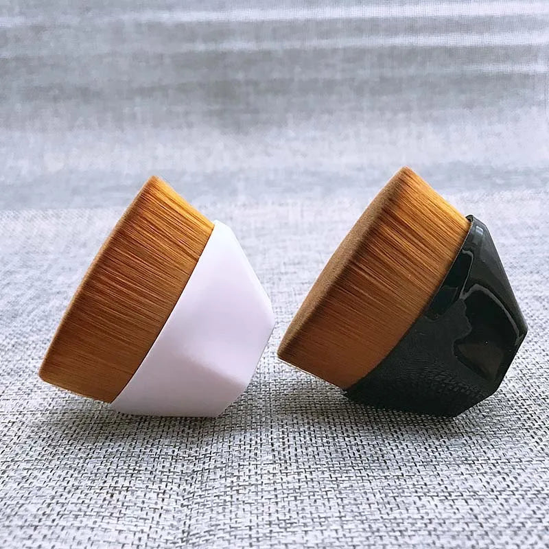 HMU OEM Professional China Wholesale Make up Private Label Custom Your Logo Pink #55 Magic Makeup Liquid Foundation Brush Good Vibrations