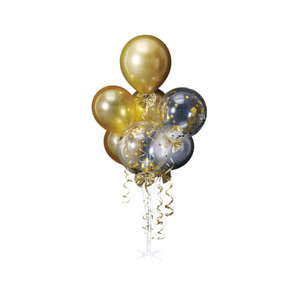 Balloon Stand Kits, Balloon Sticks Holder with Base for Table Graduation Birthday Baby Shower Gender Reveal Party Decorations Good Vibrations