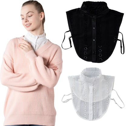 Acessrios Collar De Perlas Moda Hombre Naturales Piedra Fake Collar t Shirt for Men Pastoral Clerical Collar Hombr Jacket Good Vibrations