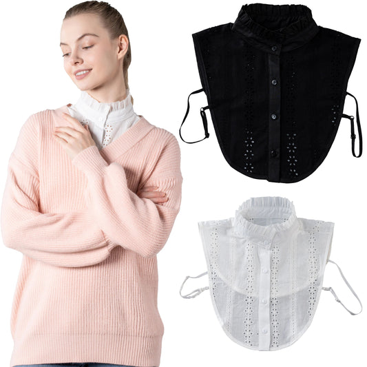 Acessrios Collar De Perlas Moda Hombre Naturales Piedra Fake Collar t Shirt for Men Pastoral Clerical Collar Hombr Jacket Good Vibrations