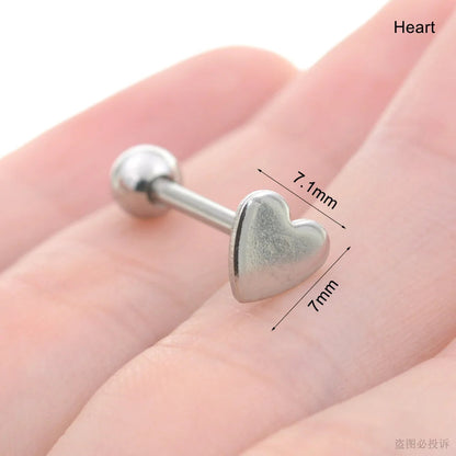 Sexy Genital Spider Moon KISS Rose Tongue Piercing Heart Balls Surgical Stainless Steel Tongue Rings Daisy Tounge Rings Jewelry Good Vibrations Adult Super Store