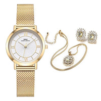 IBSO 2022 New Octagonal Box Women Quartz Movement Luxury Gift Set Custom Logo Watches Good Vibrations