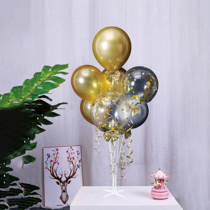 Balloon Stand Kits, Balloon Sticks Holder with Base for Table Graduation Birthday Baby Shower Gender Reveal Party Decorations Good Vibrations