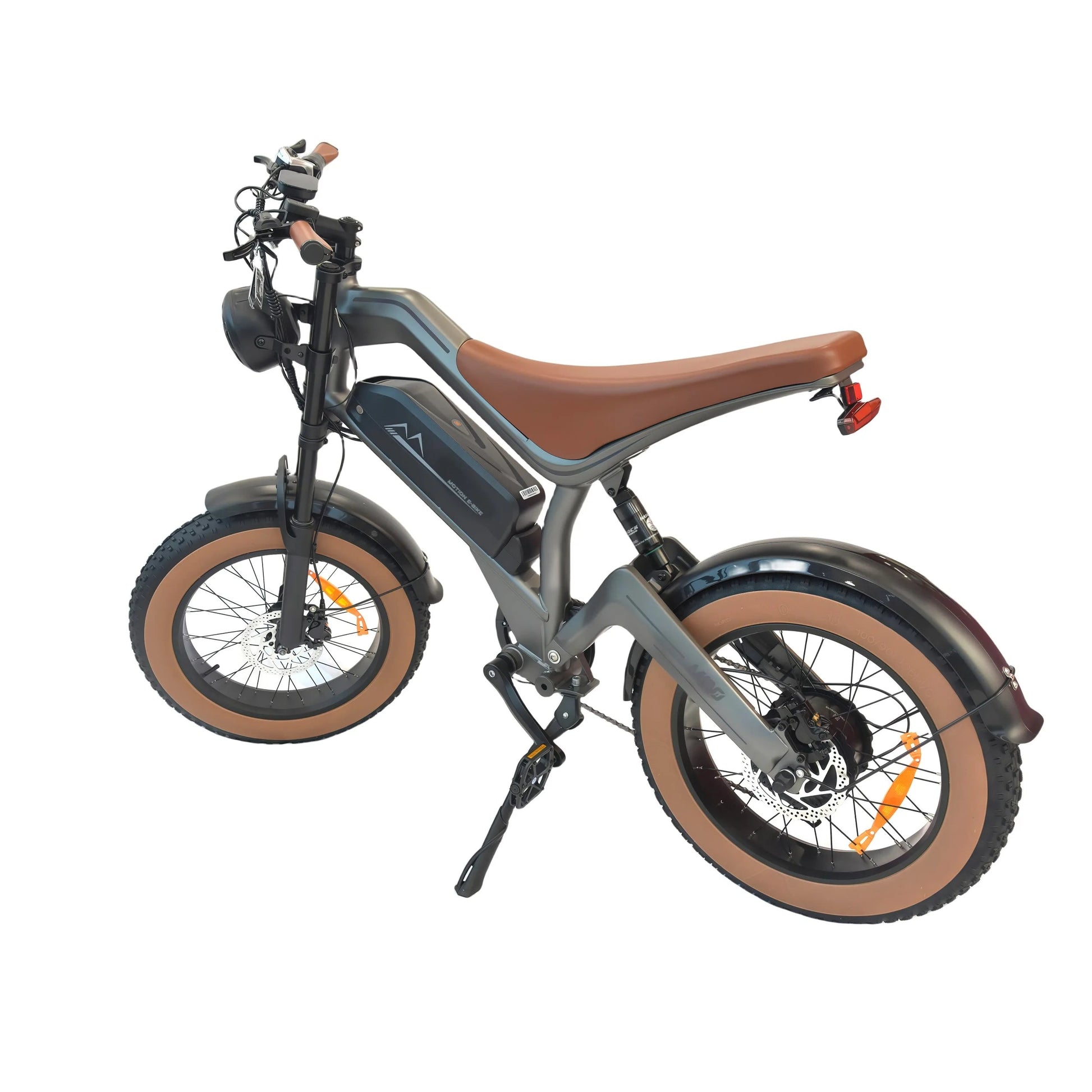 750W Rear Hub Motor Electric Bike with Full Suspension Fast Road Dirt-Fat Tire Integrated 48V Lithium Battery Ebike Good Vibrations
