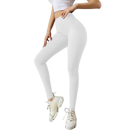 Yoga Pants Women Leggings For Fitness Nylon High Waist Long Pants Women Hip Push UP Tights Women Gym Clothing Pants Women Good Vibrations