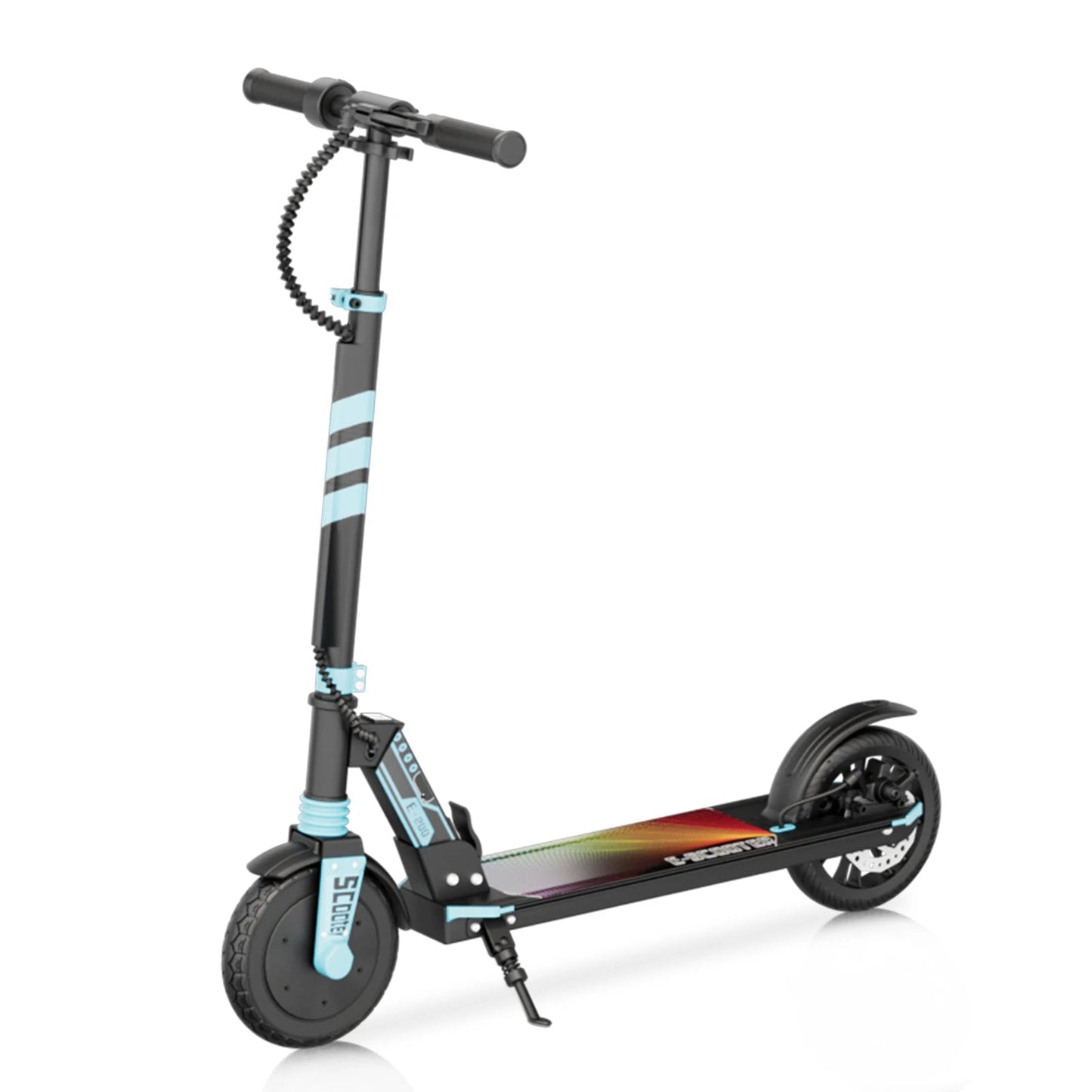 Battery Electric Bike Skateboard 180w 24v Kids City Electric Scooter for Teenagers With Led Light Good Vibrations