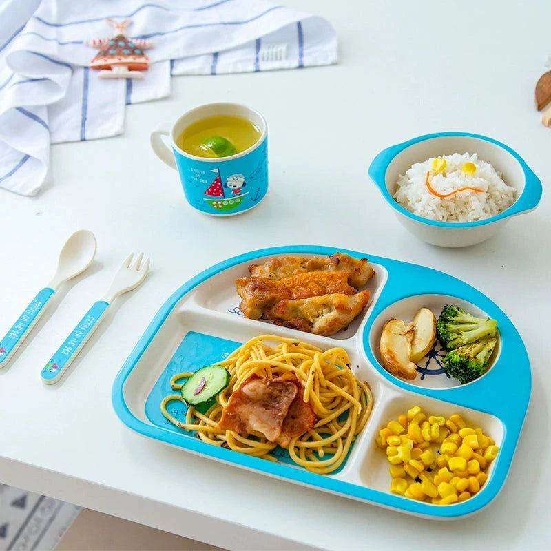 Food Grade Bamboo Fiber Eating Bowl Drop-Resistant Environmental-Friendly Tableware Good Vibrations