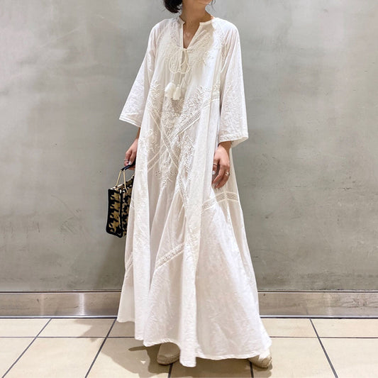 In Stock! Vintage Style A-Line Skirt for Women, 2026 Summer New Japanese Style Ladylike Loose Lace-Up Dress for Women Good Vibrations