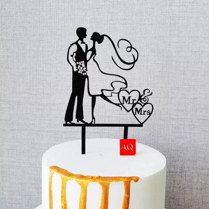 Valentine's Day Cake Plug-in Wedding Anniversary Wedding Proposal Acrylic Cake Insertion Dress up Card Baking Ornaments Good Vibrations