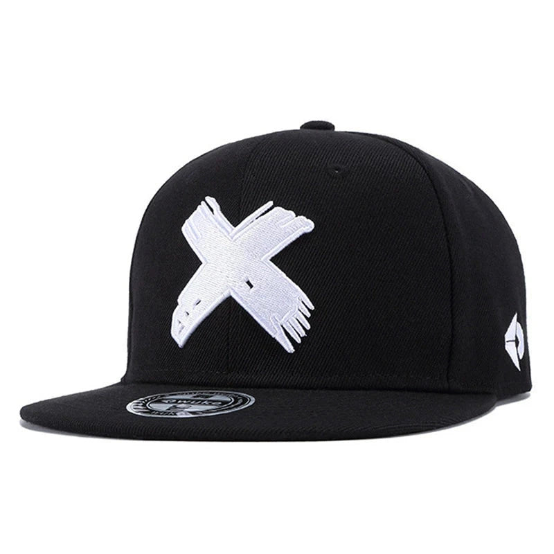 Sun Hat Men's Summer Street Dance Hip-Hop Flat Brim Hat Good Vibrations