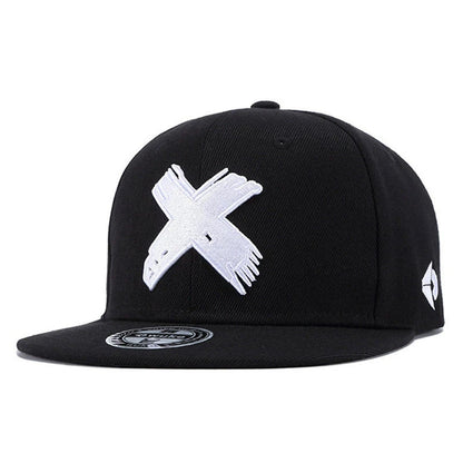 Sun Hat Men's Summer Street Dance Hip-Hop Flat Brim Hat Good Vibrations