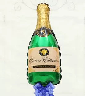 Large Champagne Bottle Wine Glass Aluminum Foil Balloon Mini Bottle Cup Wedding Party Bar Decoration Balloon Good Vibrations
