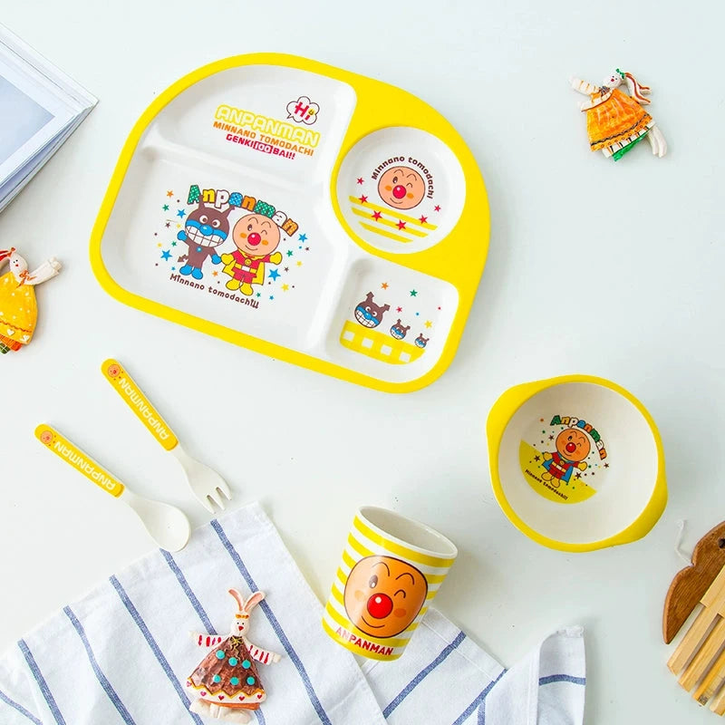 Food Grade Bamboo Fiber Eating Bowl Drop-Resistant Environmental-Friendly Tableware Good Vibrations