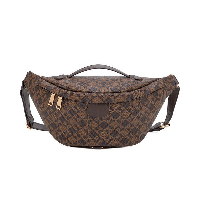 Wear-Resistant Waist Bag for Construction Site Work for Men and Women 2025 Spring and Summer New European and American Casual Versatile Trendy Big-Name Outdoor Chest Bag Good Vibrations