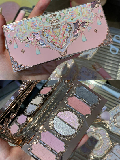 Flower Know Midsummer Night Relief Matte Play Makeup Plate Eye Shadow Good Vibrations