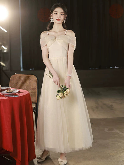 Pink Summer Fairy Long Bridesmaid Dress Good Vibrations