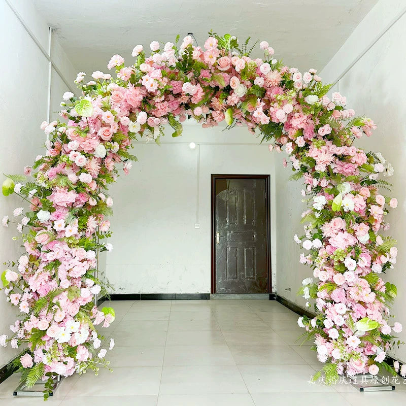 2023 New Arrival Full Flower Arch Wedding Decoration Flower Door Opening Ceremony Flower Door Happy Rural Flower Stand Shape Good Vibrations