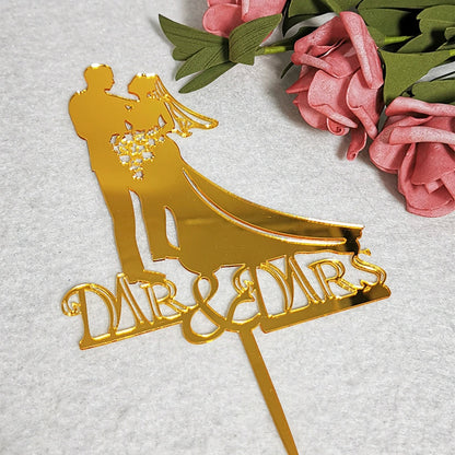 Valentine's Day Cake Plug-in Wedding Anniversary Wedding Proposal Acrylic Cake Insertion Dress up Card Baking Ornaments Good Vibrations