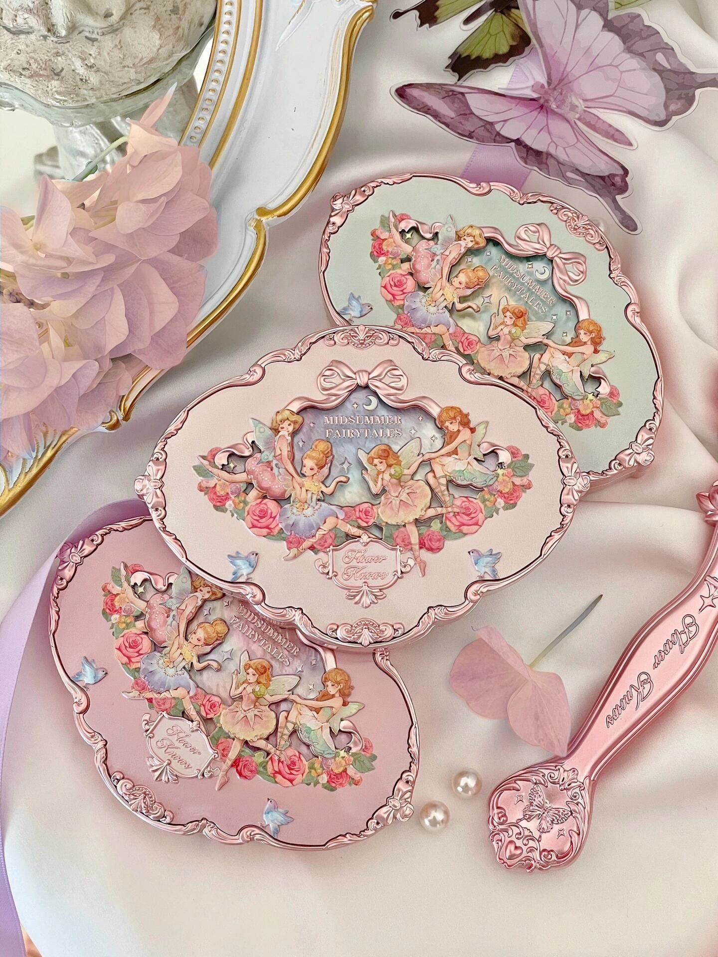 Flower Know Midsummer Night Relief Matte Play Makeup Plate Eye Shadow Good Vibrations