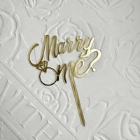 Proposal Cake Decoration Marry Me Inserts Acrylic Marry Me Wedding Marriage Engagement Couple Confession Plug-in Good Vibrations