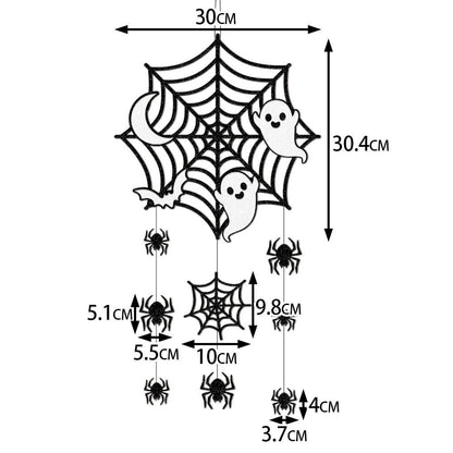 Halloween Headband Spider Web Pumpkin Skull Head Charm Good Vibrations