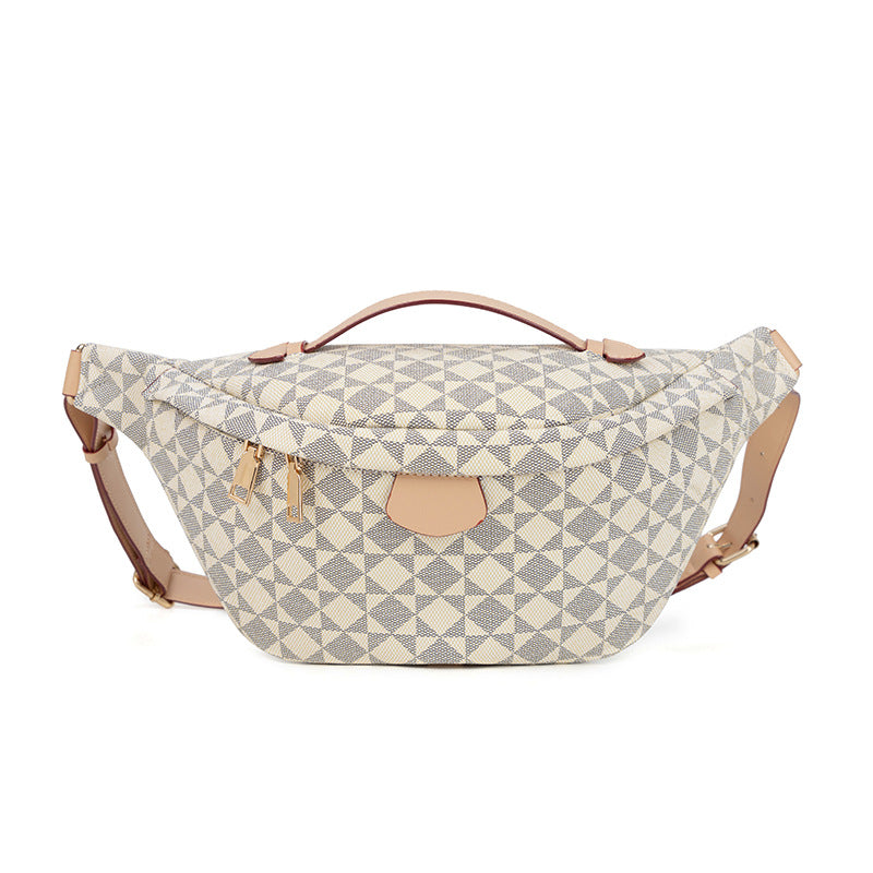 Wear-Resistant Waist Bag for Construction Site Work for Men and Women 2025 Spring and Summer New European and American Casual Versatile Trendy Big-Name Outdoor Chest Bag Good Vibrations