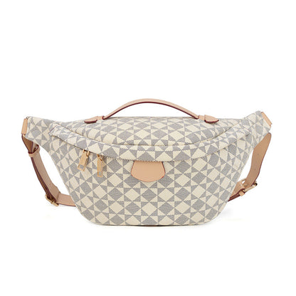Wear-Resistant Waist Bag for Construction Site Work for Men and Women 2025 Spring and Summer New European and American Casual Versatile Trendy Big-Name Outdoor Chest Bag Good Vibrations