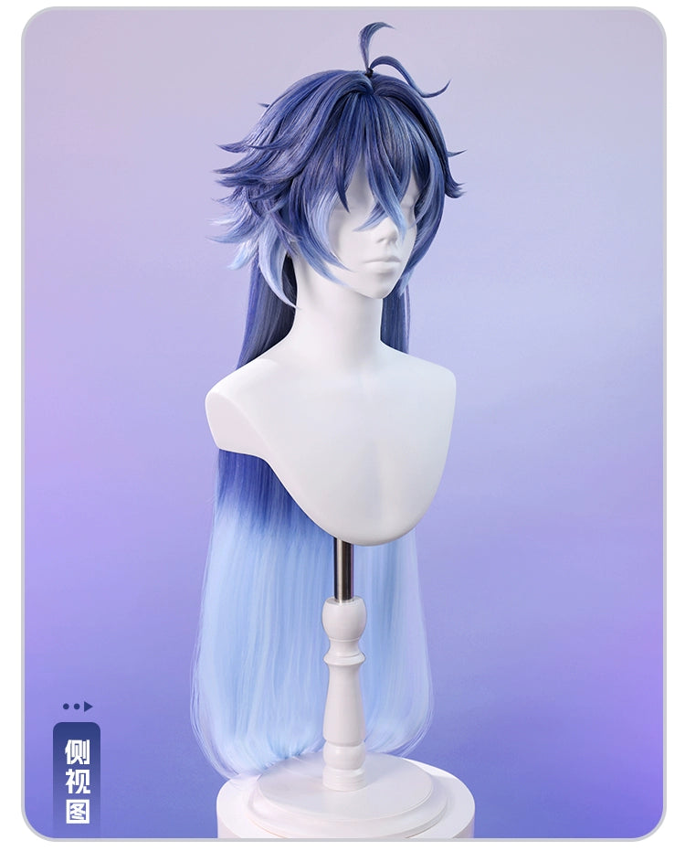 Genshin Impact Flins Cosplay Wig Kyryll Chudomirovich Flins Cosplay Wig Long Hair For Hallowmas Party Game Adult Women Men Prop Good Vibrations