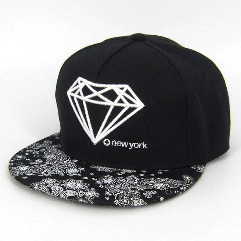 Sun Hat Men's Summer Street Dance Hip-Hop Flat Brim Hat Good Vibrations