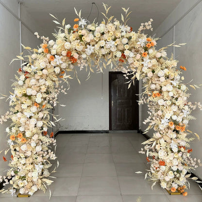 2023 New Arrival Full Flower Arch Wedding Decoration Flower Door Opening Ceremony Flower Door Happy Rural Flower Stand Shape Good Vibrations