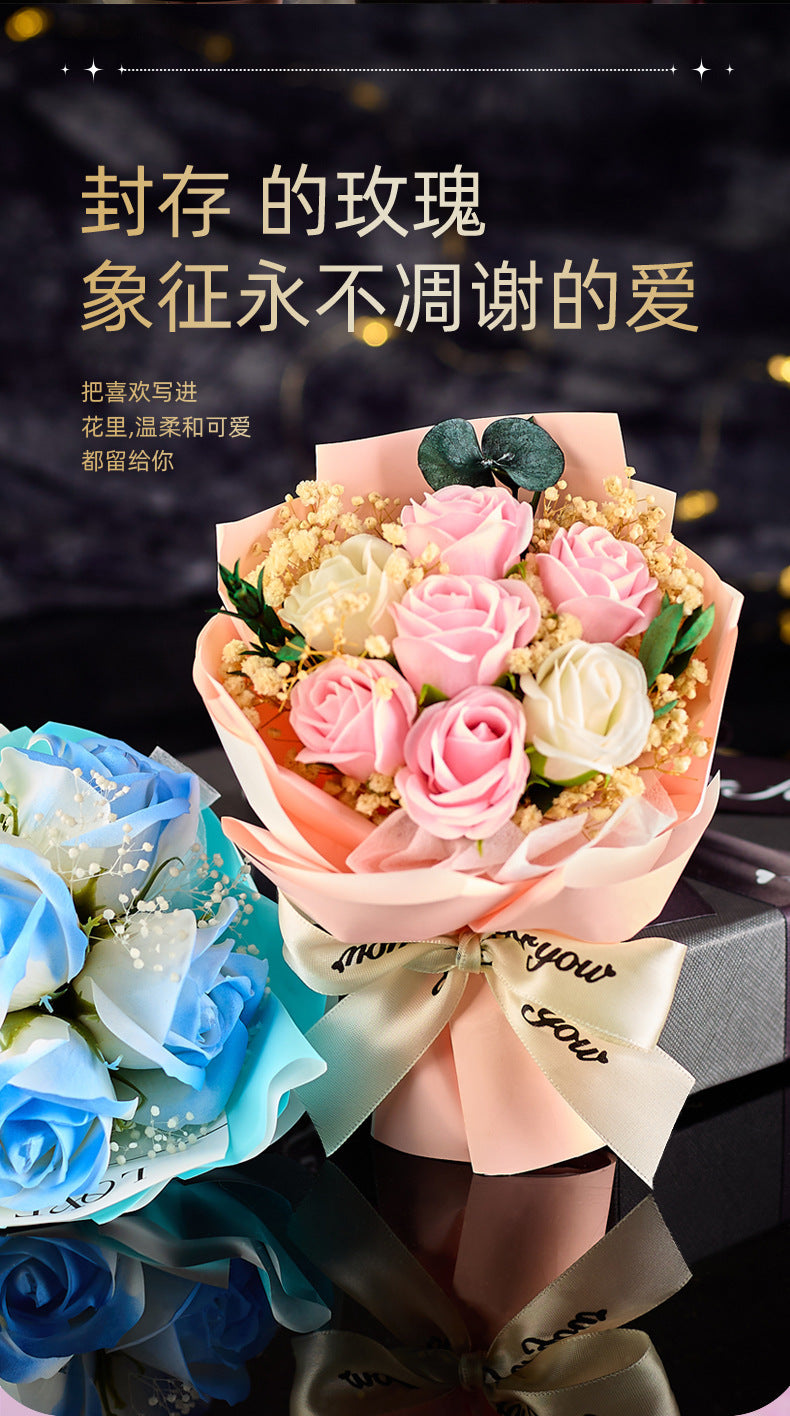 Forever Preserved Real Rose in Glass Dome Women Valentines Day Gifts Eternal Flower for Mother's Day Anniversary Birthday Good Vibrations