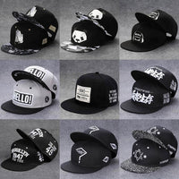 Sun Hat Men's Summer Street Dance Hip-Hop Flat Brim Hat Good Vibrations