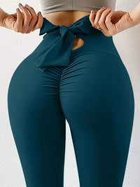 High Waistband Hip Lifting Yoga Pants High Waist Straps Hip Raise Slim Fit Yoga Pants Good Vibrations