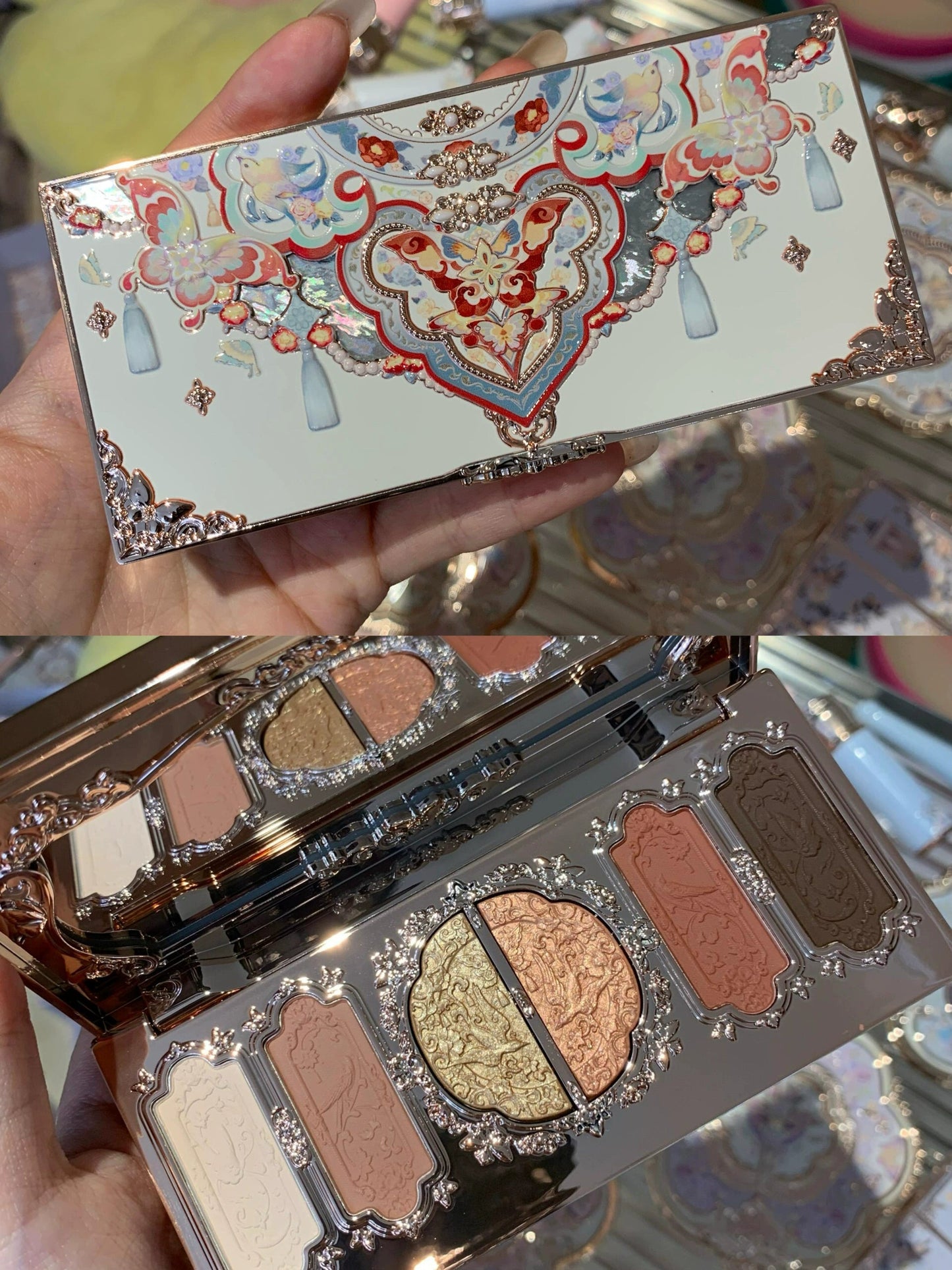 Flower Know Midsummer Night Relief Matte Play Makeup Plate Eye Shadow Good Vibrations