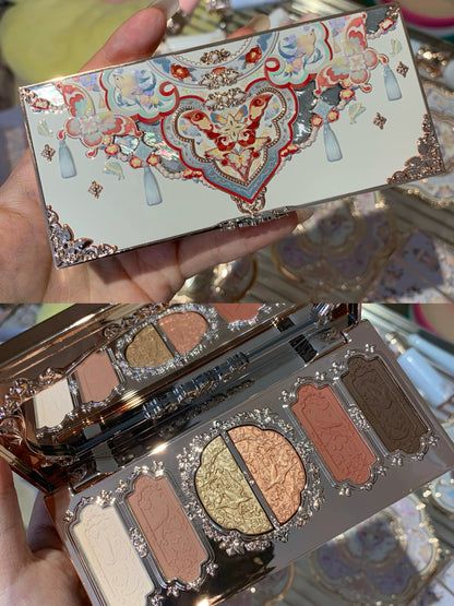 Flower Know Midsummer Night Relief Matte Play Makeup Plate Eye Shadow Good Vibrations